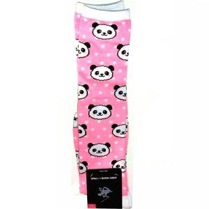 Fun Panda Pink Knee High Socks